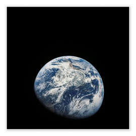 Wandbild  Erde aus der Sicht von Apollo 8 - NASA