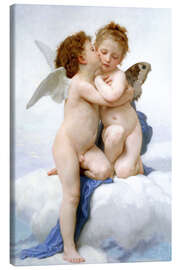 Leinwandbild  Der erste Kuss - William Adolphe Bouguereau