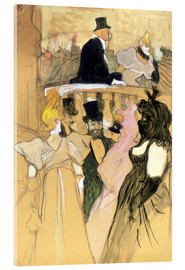 Acrylglasbild  Beim Opernball - Henri de Toulouse-Lautrec