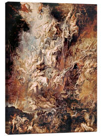 Leinwandbild  Höllensturz der Verdammten - Peter Paul Rubens