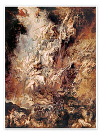 Wandbild  Höllensturz der Verdammten - Peter Paul Rubens