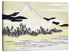 Leinwandbild  Der Berg Fuji in Japan - Katsushika Hokusai