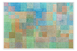 Wandbild  Polyphonie - Paul Klee