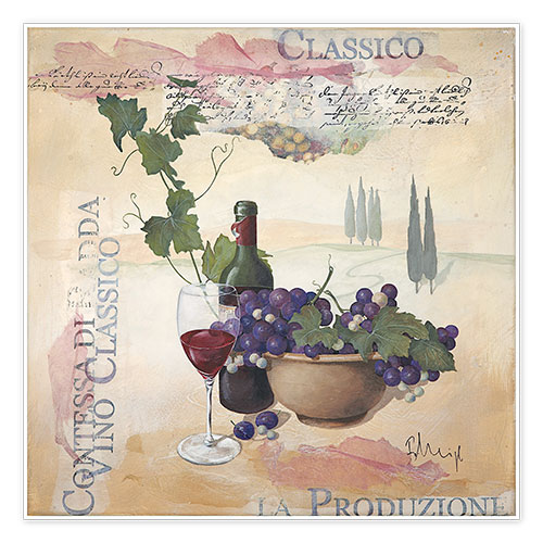 Poster Vino classico