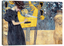 Leinwandbild  Die Musik - Gustav Klimt