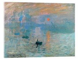 Acrylglasbild  Impression, Sonnenaufgang - Claude Monet