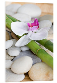 Hartschaumbild  Bambus und Orchidee II - Andrea Haase Foto