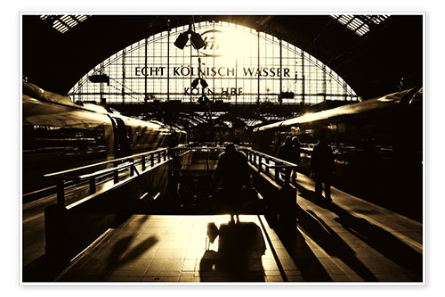 Poster Köln Bahnhof