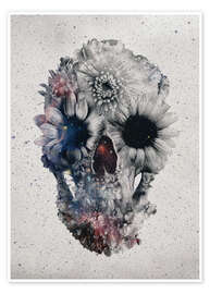 Wandbild  Floral Skull - Ali Gulec