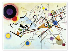 Wandbild  Komposition VIII - Wassily Kandinsky