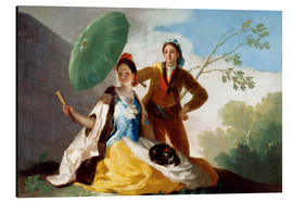 Alubild  Der Sonnenschirm - Francisco José de Goya