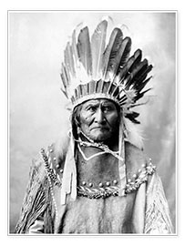 Wandbild  Häuptling Geronimo