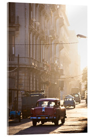 Acrylglasbild  Oldtimers in Havana - Lee Frost
