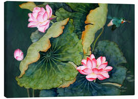 Leinwandbild  Lotusblüten