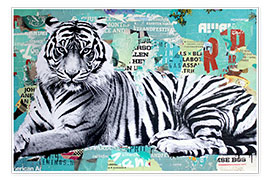 Poster Pop Art Tiger