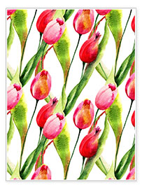 Wandbild  Tulpenblüten
