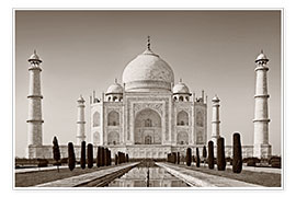 Poster  Taj Mahal im Sonnenlicht