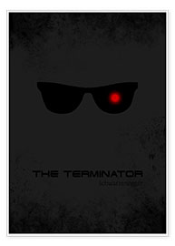 Poster Terminator - Minimal Film Movie Fanart Alternative