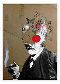Wandbild  Freud'sche Gedanken - Loui Jover