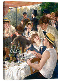 Leinwandbild  Frühstück der Ruderer (Detail) - Pierre-Auguste Renoir