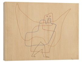 Holzbild  Engelshut - Paul Klee