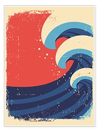 Poster  Meereswellen