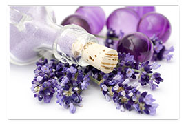 Wandbild  zarter Lavendel