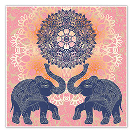 Poster Elefantenliebe
