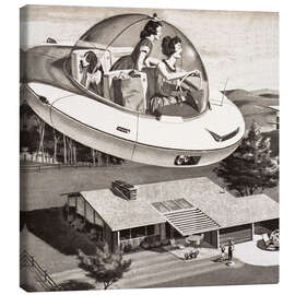 Leinwandbild  Vintage UFO