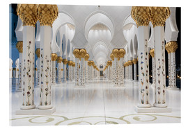 Acrylglasbild  berühmte Sheikh Zayed Moschee