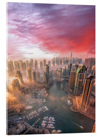 Acrylglasbild  Dubaier Hafen
