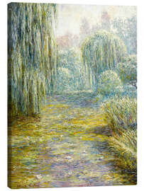 Leinwandbild  Der Garten in Giverny - Blanche Hoschedé-Monet