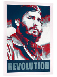 Acrylglasbild  Fidel Castro Revolution in Kuba - Alex Saberi