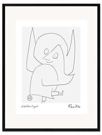 Gerahmter Kunstdruck  Schellenengel - frei nach Klee - Paul Klee